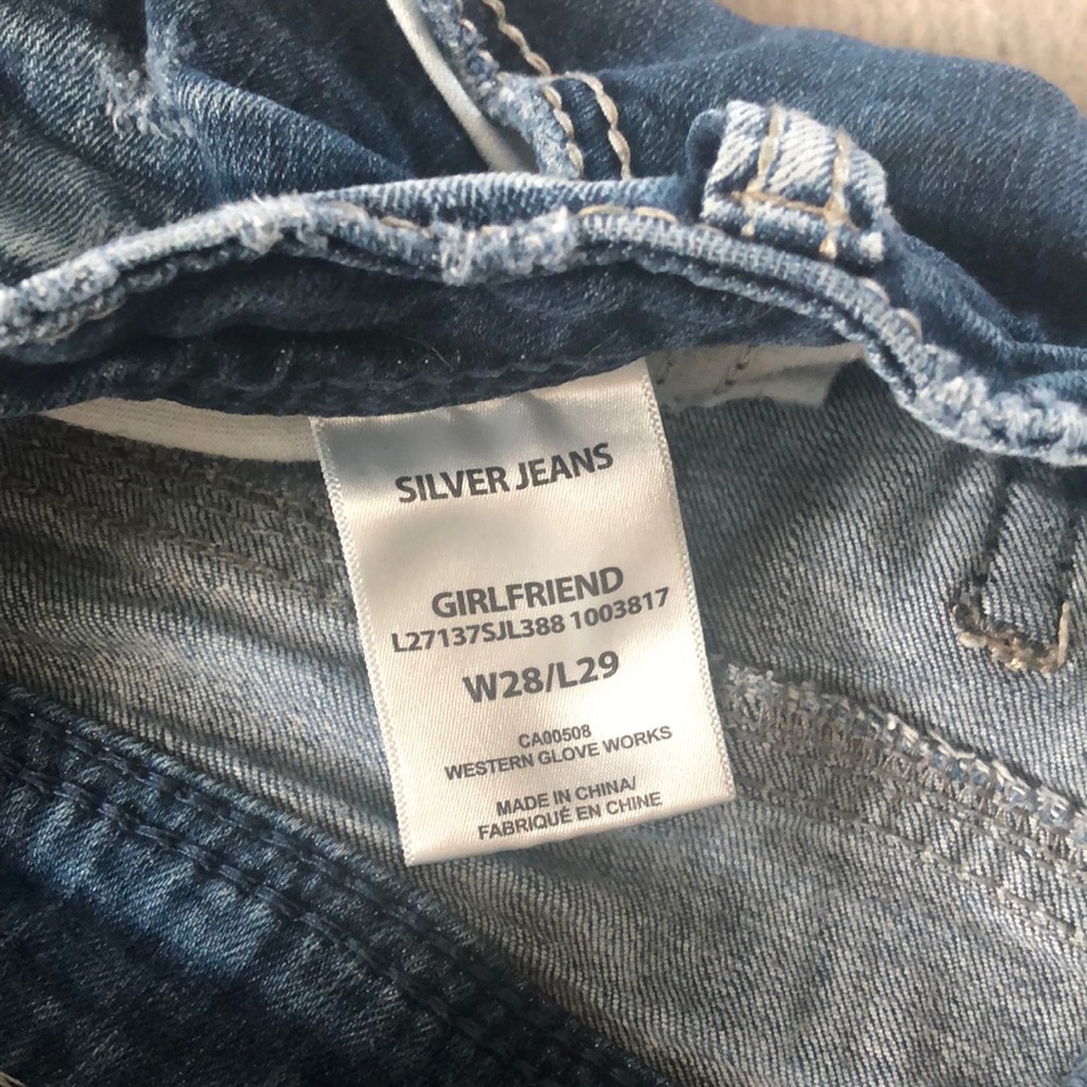 Silver Girlfriend Jeans